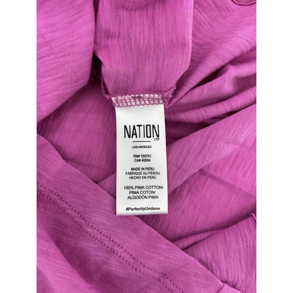 Nation Los Angeles LTD Constance Tank Top Sz XS Flutter Sleeve V Neck Coquette‎ - Picture 6 of 11